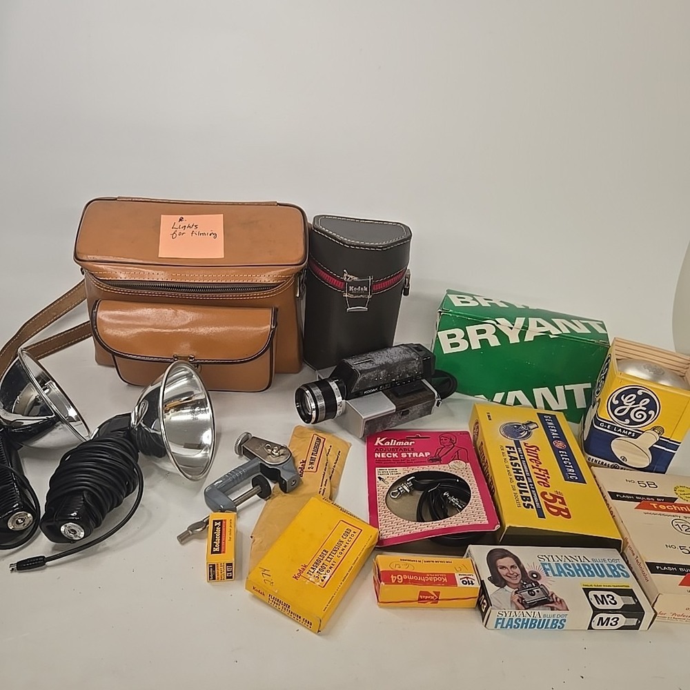 Vintage Camera‎ Equipment Lot Kodak (Untested Parts Only)